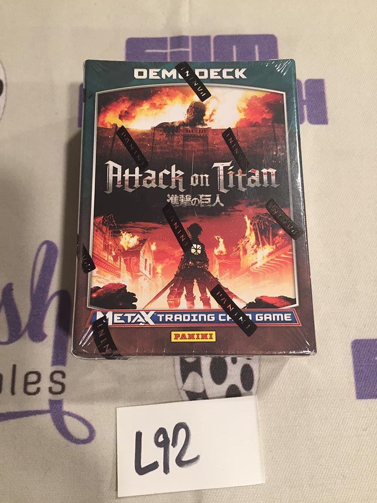 Attack on Titan Metax Trading Card Game Demo Deck – Panini [L92] SEALED