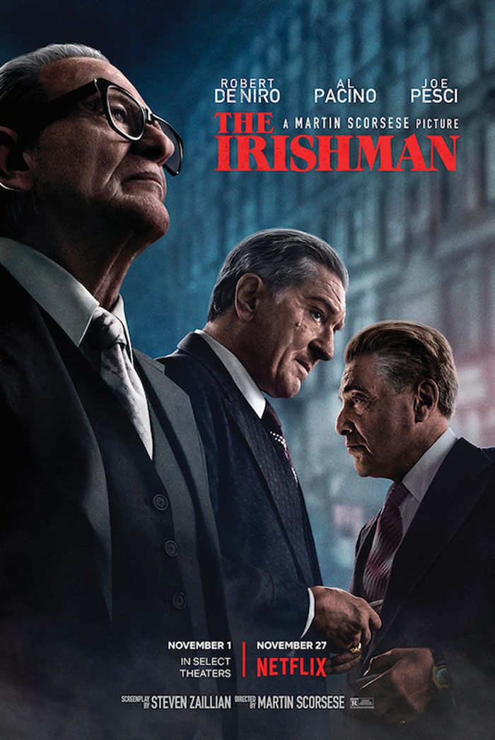 Martin Scorsese’s The Irishman 24 x 36 inch Movie Poster