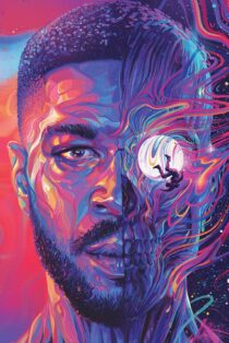 Kid Cudi Man on the Moon 24 x 36 inch Music Poster