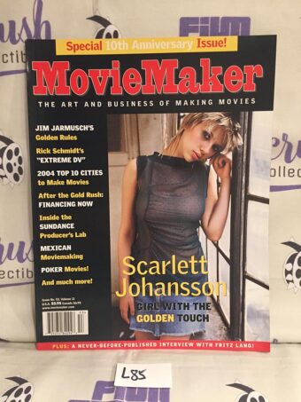 MovieMaker Magazine 10th Anniversary Issue (Winter 2004) Scarlett Johansson Cover [L85]