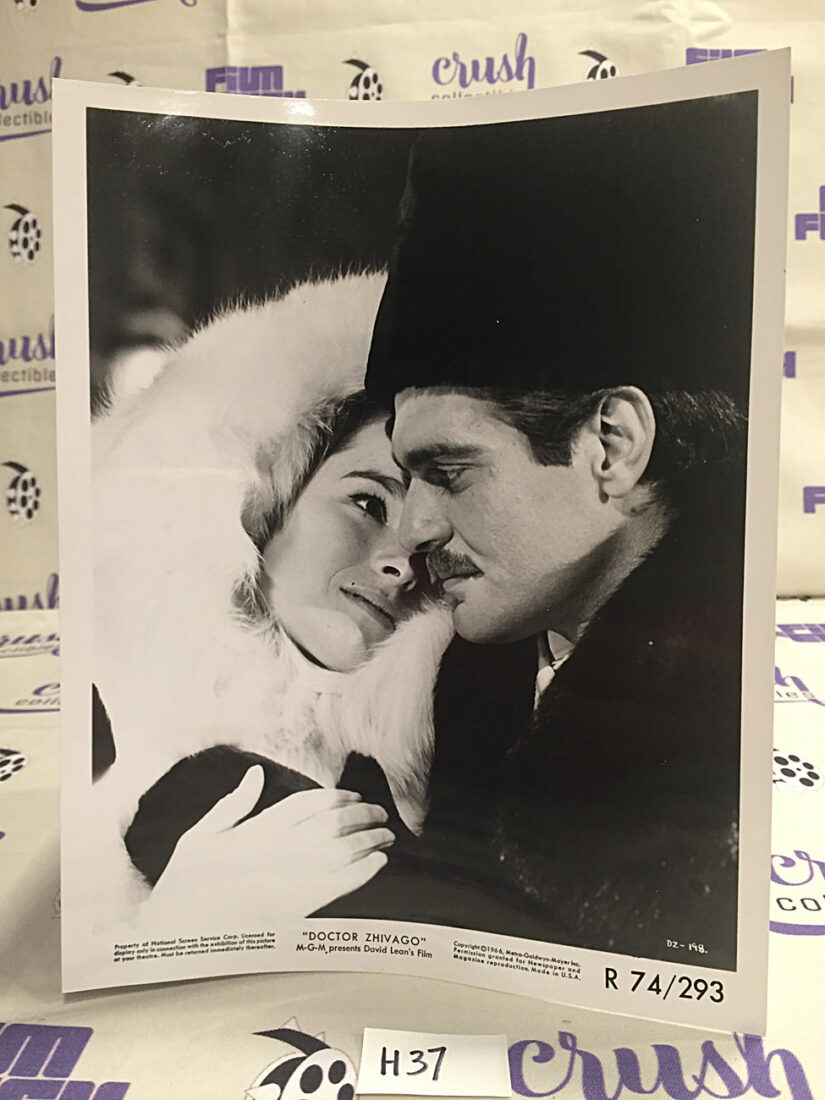 Doctor Zhivago (1965) Original Lobby Card Press Photo, Geraldine Chaplin, Omar Sharif [H37]