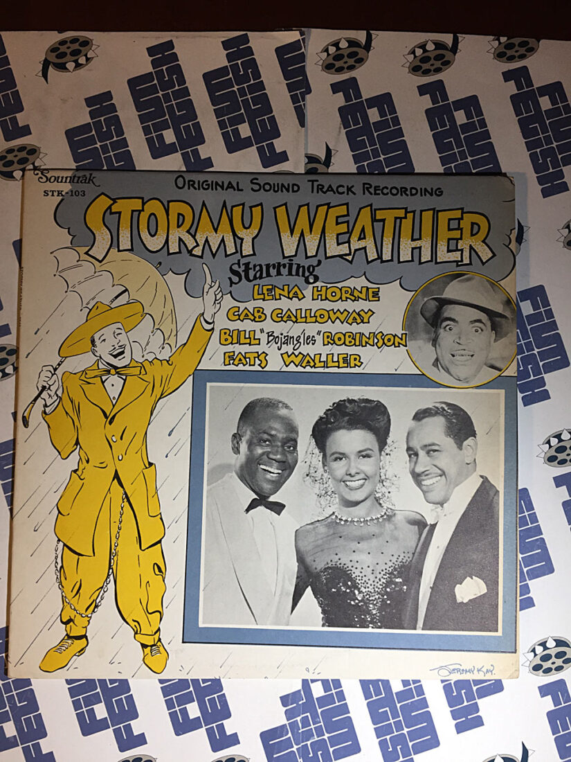 Stormy Weather Original Soundtrack Recording Lena Horne, Cab Calloway, Bill ‘Bojangles’ Robinson and Fats Waller (1976) STK-103