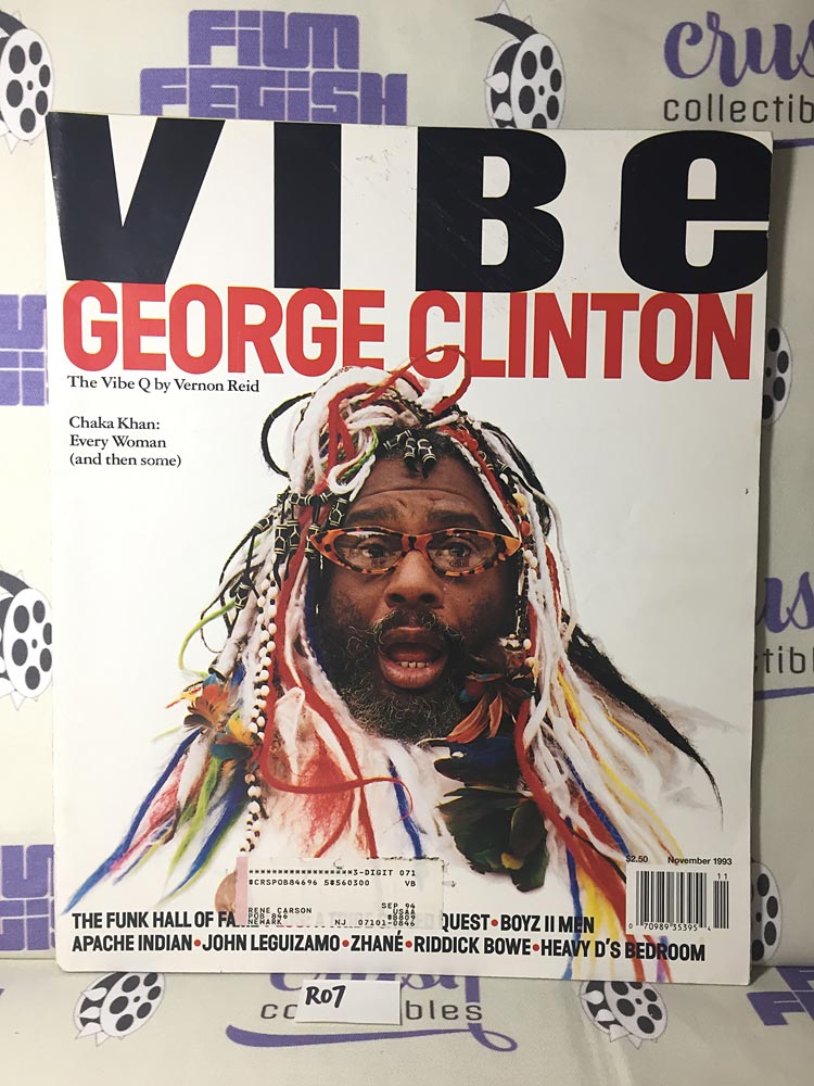 Vibe Magazine (November 1993) George Clinton, Chaka Khan [R07]