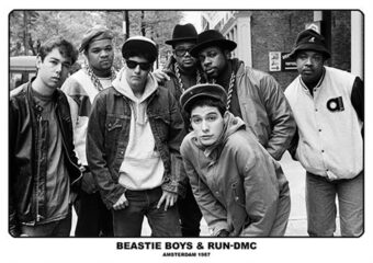 Beastie Boys and RUN DMC Amsterdam 1987 33×23 inch Music Poster