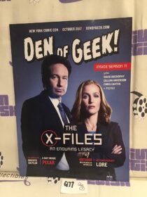 Den of Geek Special New York Comic Con Edition David Duchovny, Gillian Anderson Cover (October 2017) [Q77]