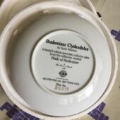 Budweiser Clydesdales by Susie Morton Limited Edition Collector Plate (1998) [U57]