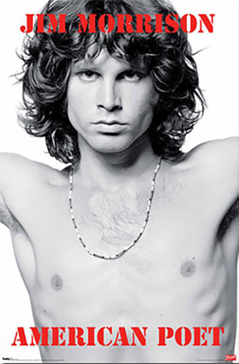 The Doors: Jim Morrison American Poet 22 X 34 inch Music Concert Poster