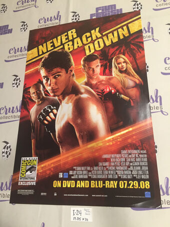 Never Back Down 13×20 inch San Diego Comic-Con Exclusive Movie Poster [I24]