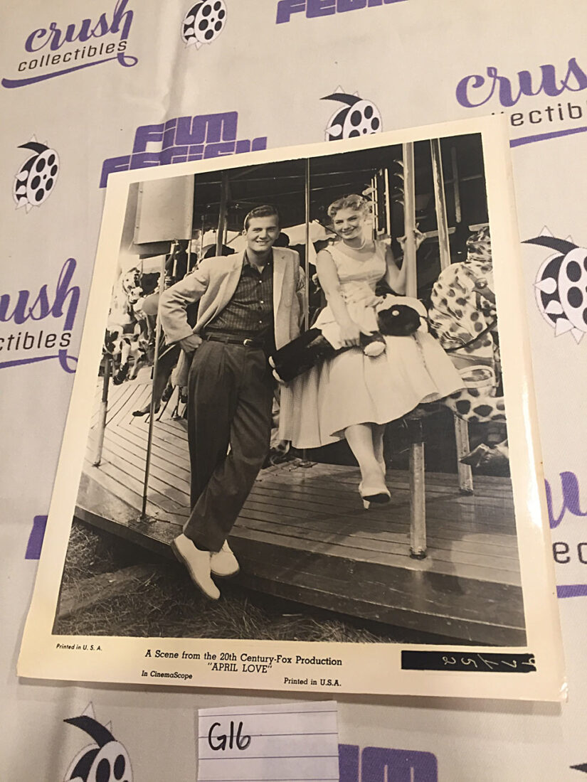 April Love Original 8×10 inch Press Photo Lobby Card, Pat Boone, Shirley Jones [G16]