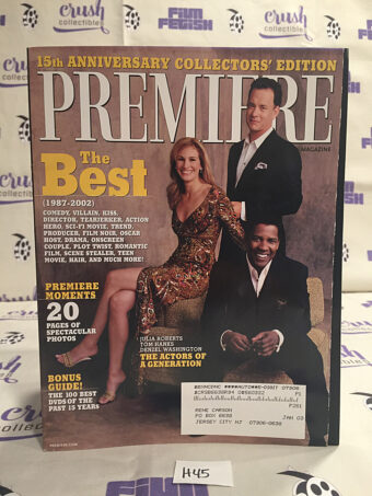 Premiere Magazine (October 2002) 15th Anniversary Collectors’ Issue [H45]