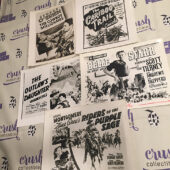 Mixed Set of 5 Original Western Movie Press Sheets [G06]