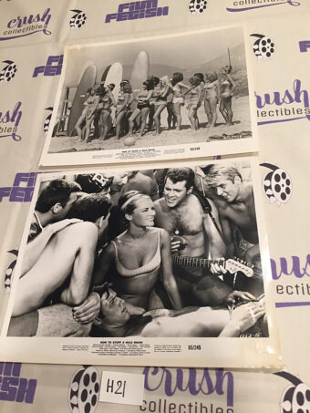 How to Stuff a Wild Bikini (1965) Set of 2 Original 10×8 inch Press Publicity Photos [H21]