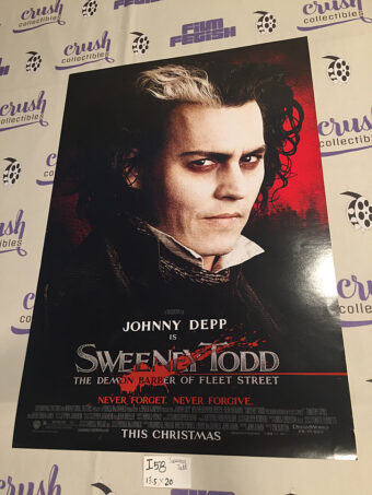 Sweeney Todd: The Demon Barber of Fleet Street 13×20 inch Original Promotional Movie Poster, Johnny Depp Portrait [I58]