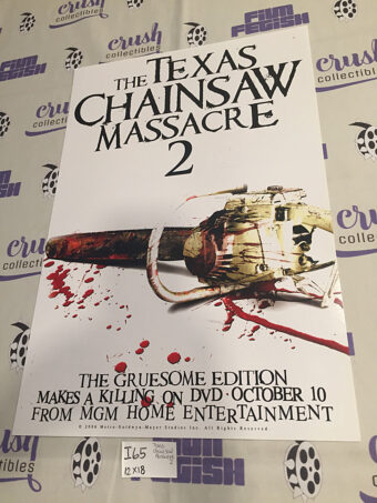 The Texas Chainsaw Massacre 2 Original 12×18 inch Promotional Movie Poster [I65]