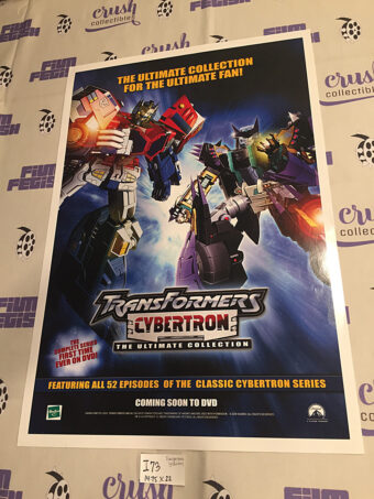 Transformers Cybertron / Transformers: Animated Original 15×22 inch Promotional Double-Sided TV Series Poster [I73]