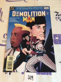 Demolition Man Official DC Comic Book Adaptation of the Warner Bros Action Film (Nov. 1993) 1st Printing
