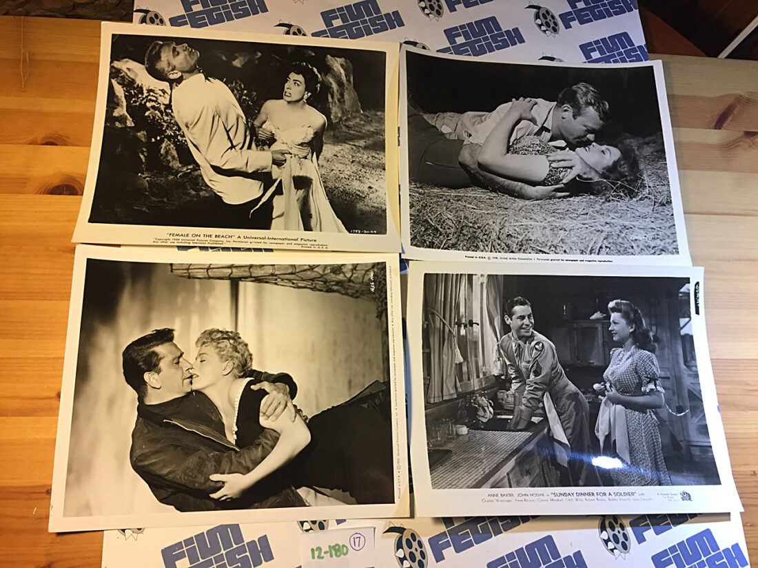 Set of 17 Assorted Rare Original Lobby Cards and Press Photos from Classic Movies [PHO12180]