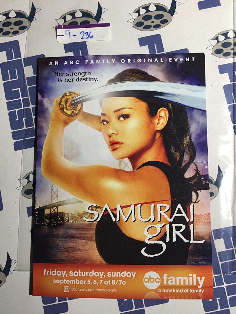 Samurai Girl Promotional Card with Temporary Tattoo Graphics, Jamie Chung [9236]