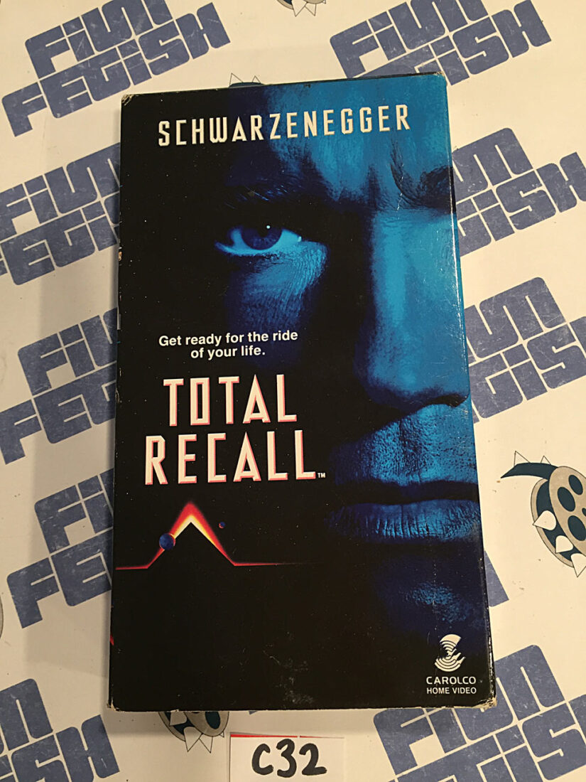 Total Recall VHS Edition (1990) Arnold Schwarzenegger [C32]
