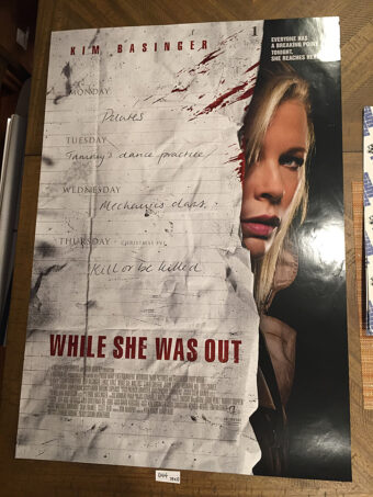 While She Was Out Original 27×39 inch Double-Sided Movie Poster – Kim Basinger [D44]