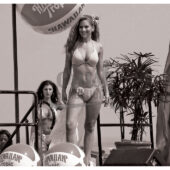 Miss Hawaiian Tropic 2005 Regional Bikini Model Contest Atlantic City, New Jersey Black and White Photo [210803-0002]