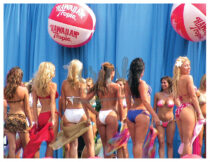 Miss Hawaiian Tropic 2005 Regional Bikini Model Contest Atlantic City, New Jersey Group Backside Photo [210803-0006]