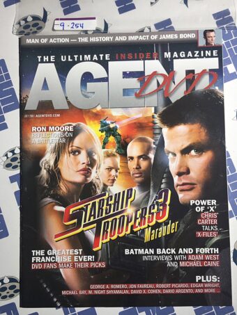 Agent DVD Magazine (July 2008) Starship Troopers 3: Marauder, Batman, The X-Files [9254]