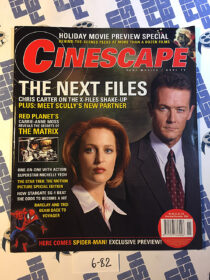 Cinescape Magazine (Nov/Dec 2000) Gillian Anderson, Robert Patrick, The X-Files [682]