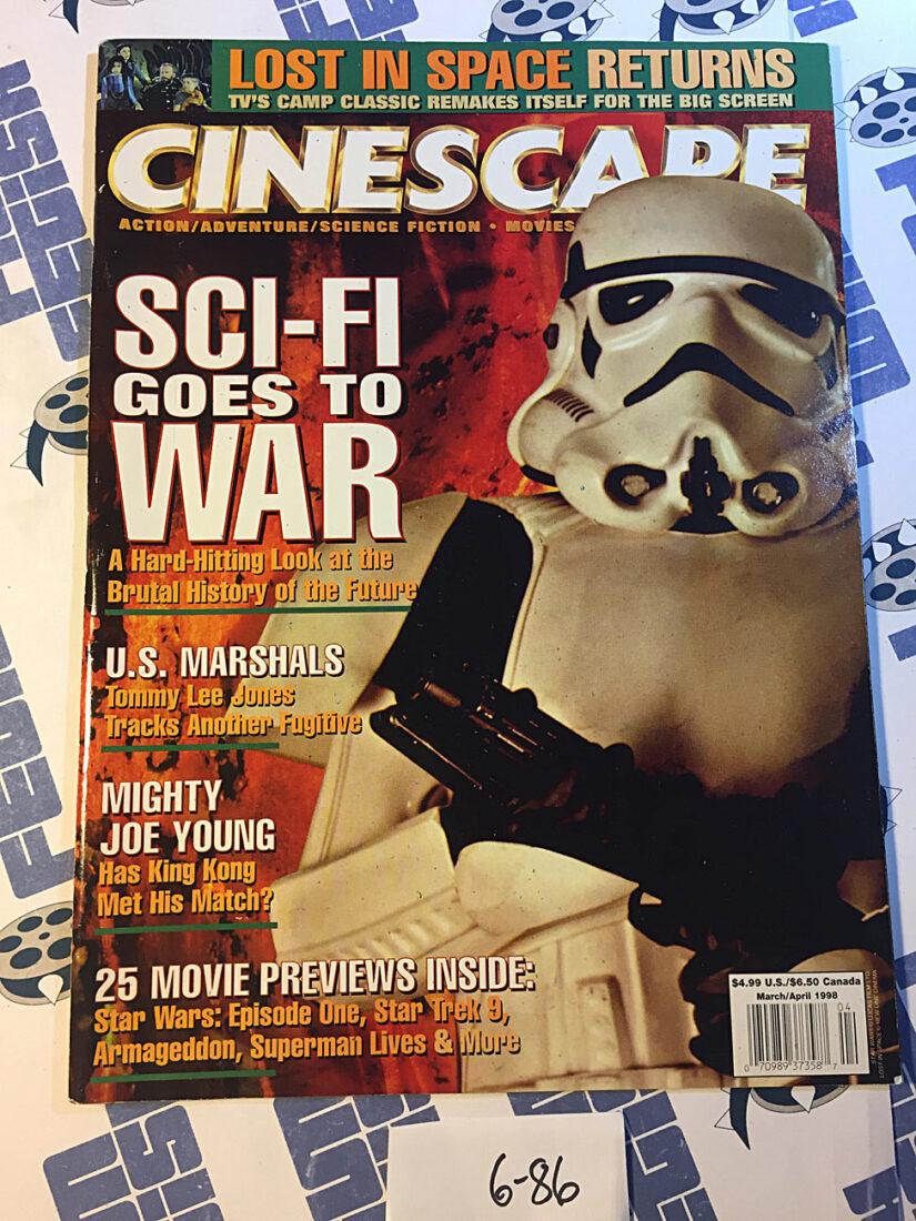 Cinescape Magazine (March/April 1998) Stormtrooper Star Wars Cover [686]