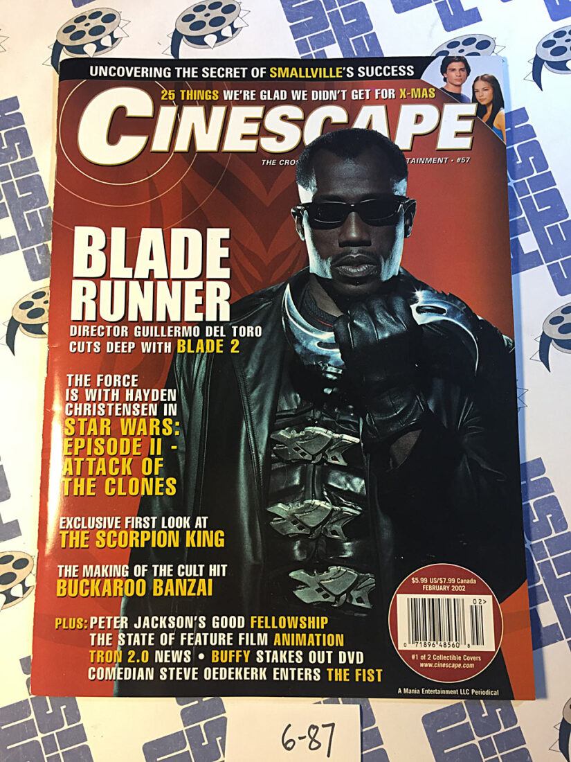 Cinescape Magazine (February 2002) Wesley Snipes, Blade II [687]