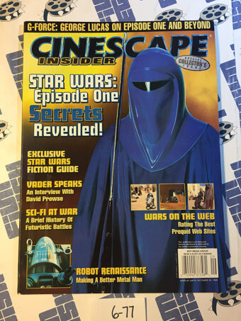 Cinescape Insider Magazine (October 1998) Star Wars Special Collector’s Issue [677]