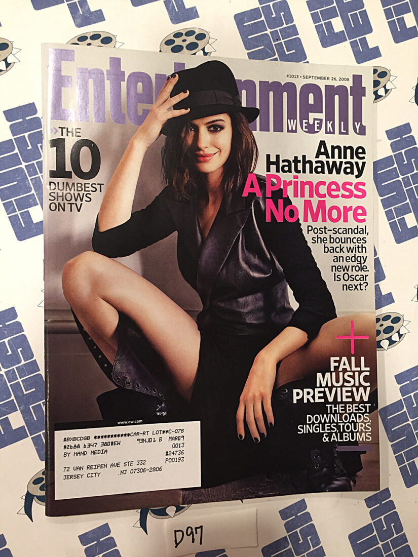 Entertainment Weekly Magazine (Sept 26, 2008) Anne Hathaway [D97]