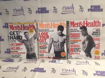 Set of 3 Issues of Men’s Health Magazine (April, May, June 2000) [L59]