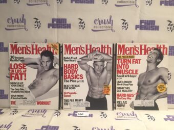 Set of 3 Issues of Men’s Health Magazine (July/Aug, Mar, May 1999) [L60]