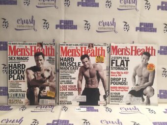 Set of 3 Issues of Men’s Health Magazine (Jan/Feb 2000, June 2002, Sept 2002) [L62]