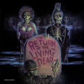 The Return of the Living Dead Original Soundtrack Clear with Blood Red Splatter Limited Vinyl Edition