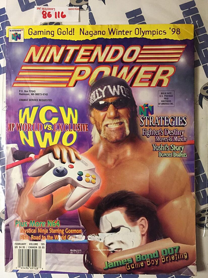 Nintendo Power Magazine N64 Volume 105 WCW vs. NWO Hulk Hogan (1998) [86116]