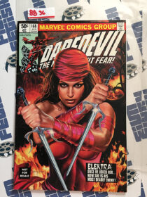 Daredevil Comic Marvel Comics (January 1981, No. 168) Greg Horn Elektra Cover Art [8836]
