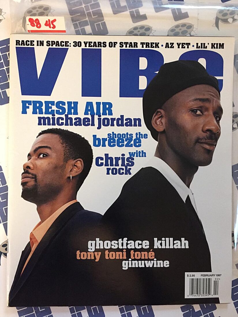 VIBE Magazine (Feb. 1997) Michael Jordan, Chris Rock [8845]