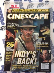Cinescape Magazine Harrison Ford Indiana Jones Cover (Sept/Oct 1998) [8847]