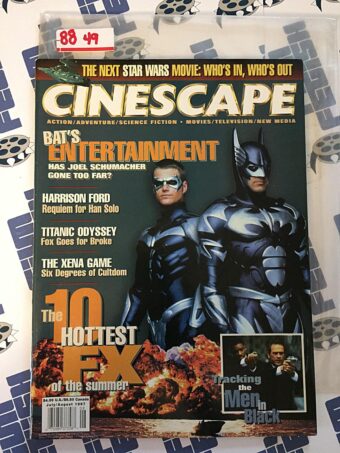 Cinescape Magazine Batman and Robin, George Clooney, Chris O’Donnell (July/Aug 1997) [8849]