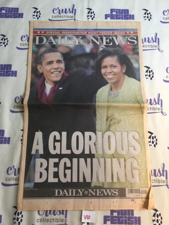 New York Daily News Special Inauguration Night Poster Edition President Barack Obama (January 21, 2009) [V20]