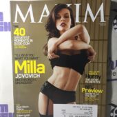 Maxim Magazine (September 2009) Milla Jovovich Alexis Dziena [R38]