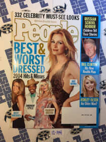 People Magazine (September 20, 2004) Ashley Olsen, Bill Clinton, Julia Roberts Cover [12144]
