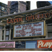 The Famous Latin Quarter Nightclub Marquee Signage, New York City April 1958 Photo [220417-4]