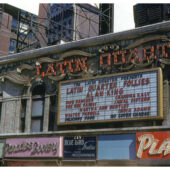 The Famous Latin Quarter Nightclub Marquee Signage, New York City April 1958 Photo [220417-4]