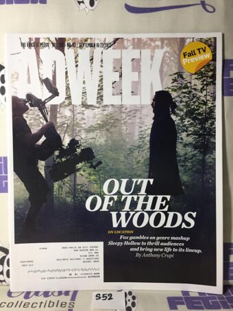 Adweek Magazine (September 16, 2013) Sleepy Hollow Tom Mison [S52]