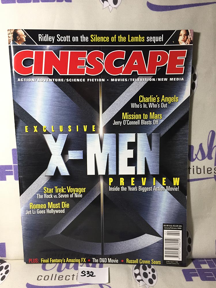 Cinescape Magazine (January 2000) Hugh Jackman, Jet Li, Ridley Scott [S32]