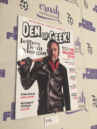 Den Of Geek Magazine (October 2016) Jeffrey Dean Morgan Negan [F42]