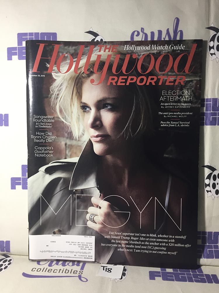 The Hollywood Reporter (November 25, 2016) Megyn Kelly Francis Ford Coppola Tori Amos [T18]